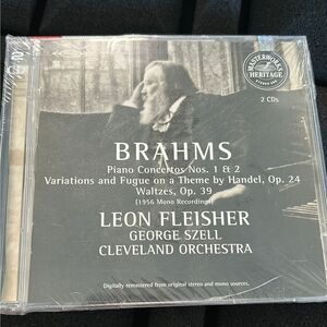 Brahms Piano Concertos 1&2 Leon Fleisher Cleveland Orchestra CD sealed